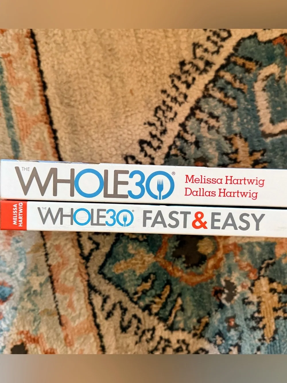 TWO HARDCOVER The Whole30 AND The Whole30 Fast & Easy Cookbooks